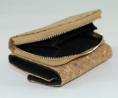 Hot Style Mini Nature Cork Raw material Women wallet 15x9cm with card and money slot