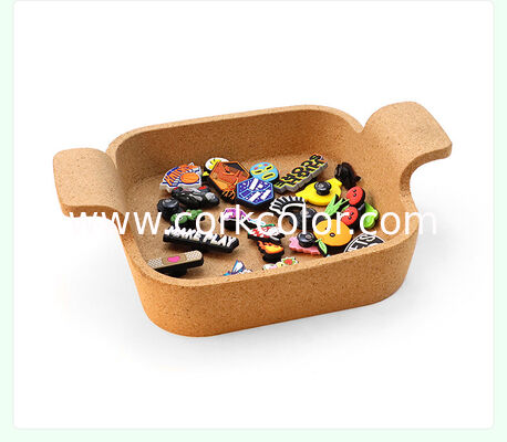 BSCI Certified Factory Custom Anti-Slip Scratch Resistant Cork Base Pad Heat Insulation Mat For Ceramic Tray