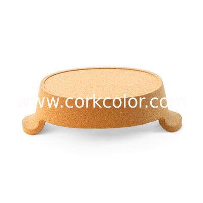 BSCI Certified Factory Custom Anti-Slip Scratch Resistant Cork Base Pad Heat Insulation Mat For Ceramic Tray