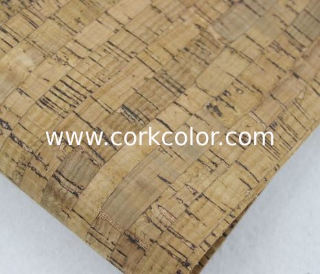 Popular 1.35m Width Dark Black Color Cork Fabric by Yard for Handbad, Wallet Making