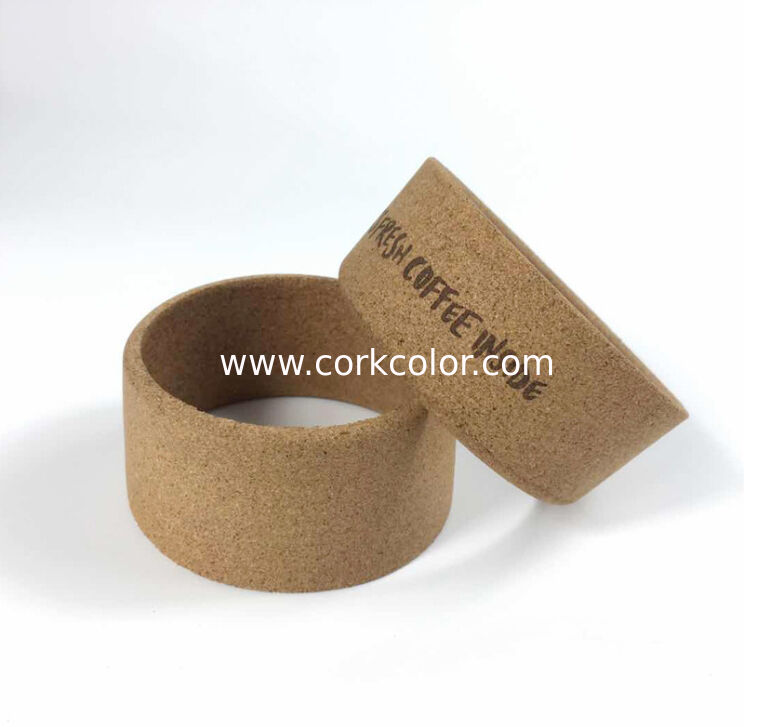 BSCI certified Factory Wholesale Cork Cup Covers Cork Sleeve for Car Coffee Water Mugs