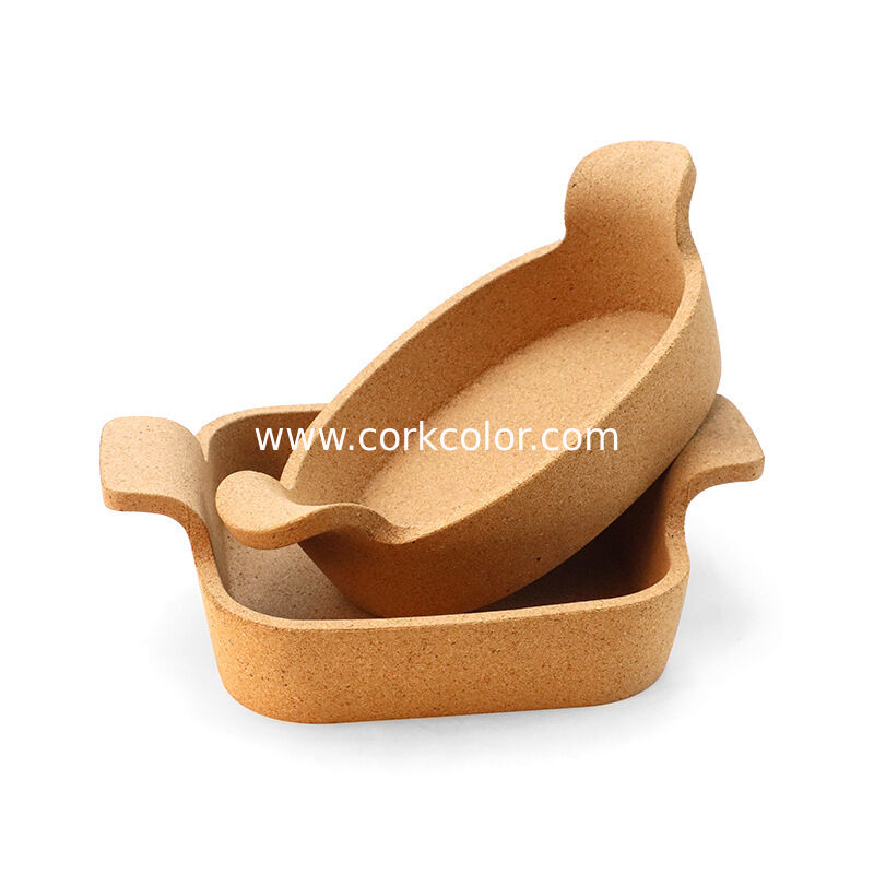 BSCI Certified Factory Custom Anti-Slip Scratch Resistant Cork Base Pad Heat Insulation Mat For Ceramic Tray