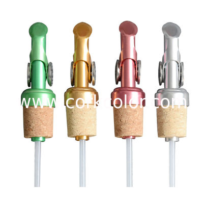 Aceite cargado el 12cm caliente Pourer, canalón de cierre automático, 4 colores Siver disponible/oro/rojo/verde de la venta