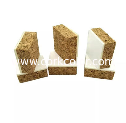 Precio al por mayor 35*35*14 + 2MM espaciadores de protección con separador de espuma almohadillas de corcho para vidrio